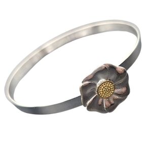 Rose Bangle Bracelet